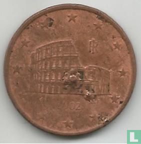 Italy 5 cent 2002 (water damage) - Image 1