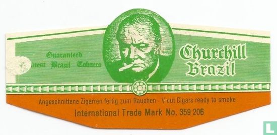 Angeschnittene Zigarren fertig zum Rauchen -V cut Cigars ready to smoke International Trade Mark No. 359 206 - Guaranteed Finest Brazil Tobacco - Churchill Brazil  - Afbeelding 1