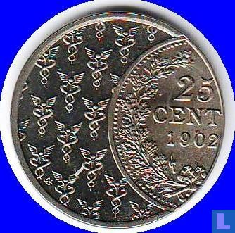Rijks munt 90 jaar staatsbedrijf 25ct 1992 - Afbeelding 2