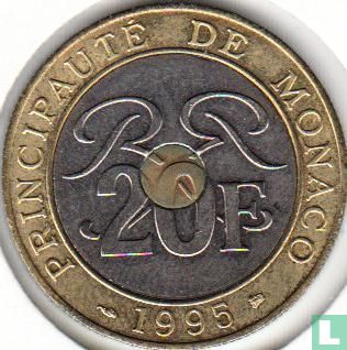 Monaco 20 francs 1995 - Afbeelding 1