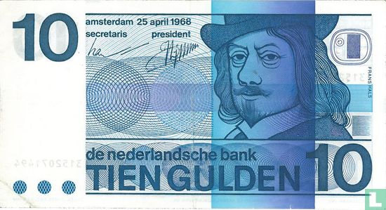 Netherlands 10 guilders - Image 1