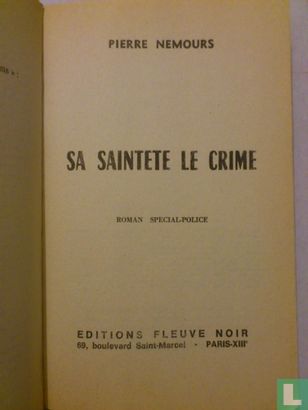 Sa Sainteté le crime - Image 2