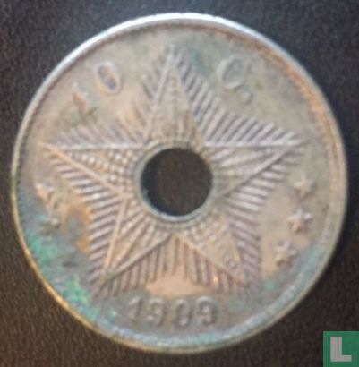 Congo belge 10 centimes 1909 (frappe monnaie) - Image 1