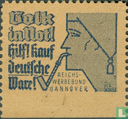 Volk In Not! Reichswerbebund Hannover - Afbeelding 2