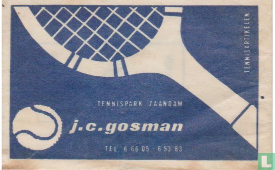 Tennispark Zaandam J.C. Gosman - Afbeelding 1