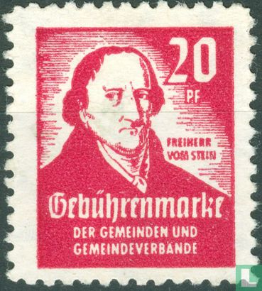 Freiherr vom Stein (20 pf)