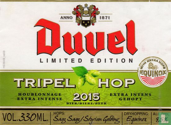 Duvel Tripel Hop 2015 - Image 1
