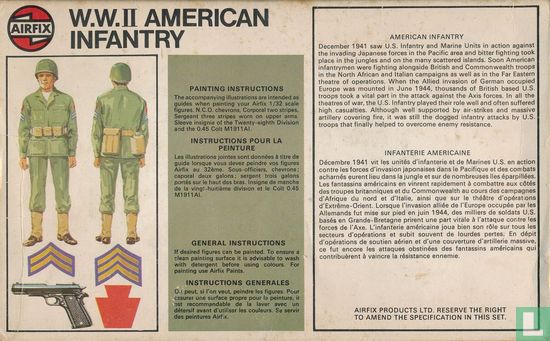 W.W.II American Infantry - Afbeelding 2