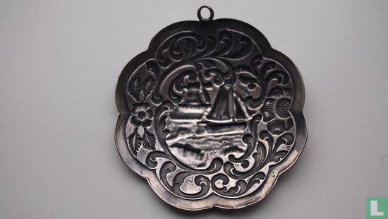 Oud Hollandse zilveren hanger - Afbeelding 2
