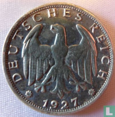 Deutsches Reich 1 Reichsmark 1927 (J) - Bild 1