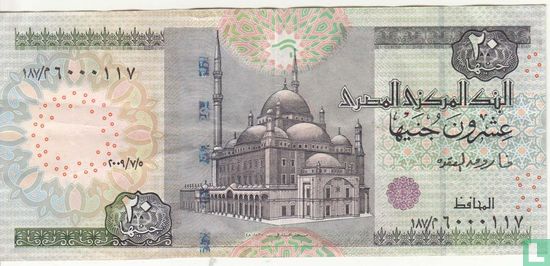 Ägypten 20 £ 2009 5 juli - Bild 1