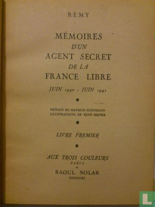Mémoires d'un agent secret de la France Libre - Afbeelding 2