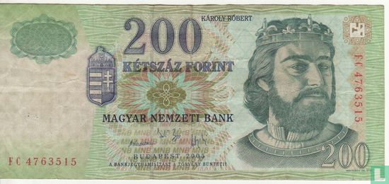 Hongarije 200 Forint 2005 - Afbeelding 1
