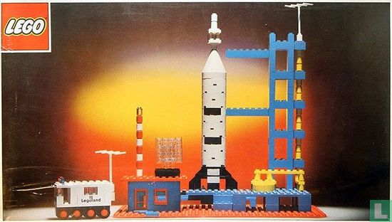 Lego 358 Lanceerplatform met raket en auto  - Bild 1