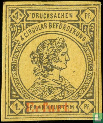 Frankofurtia, mit Aufdruck Erfurt