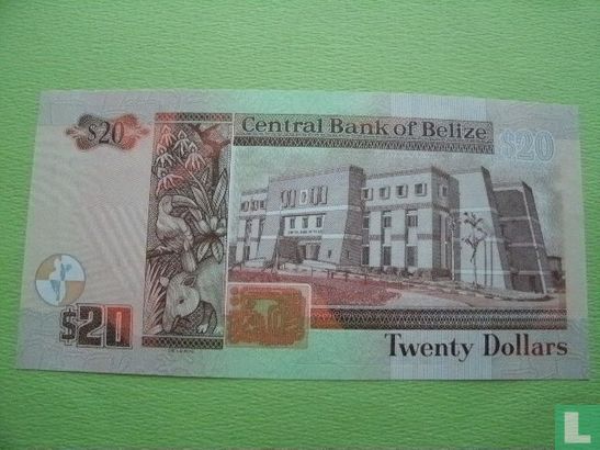 Belize 20 Dollars - Bild 2