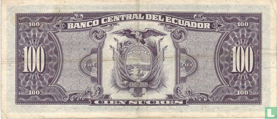 Ecuador 100 sucres 1993 - Afbeelding 2