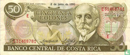 Costa Rica 50 Colones  - Afbeelding 1