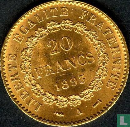 France 20 francs 1893 - Image 1