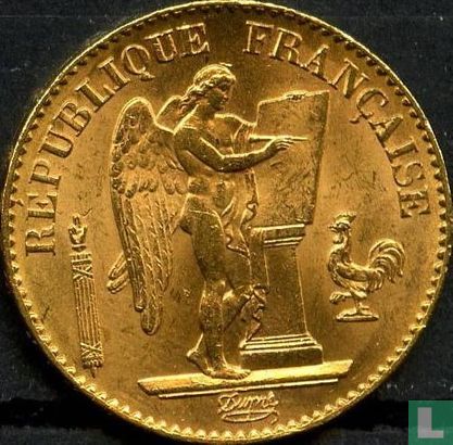 France 20 francs 1893 - Image 2