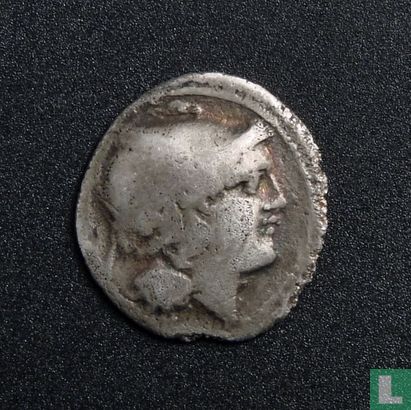 Romeinse Rijk, AR Quinarius, na 211 BC, anoniem, Onbekende muntplaats - Afbeelding 1
