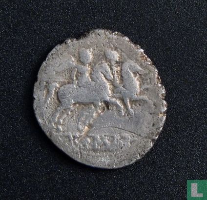 Romeinse Rijk, AR Quinarius, na 211 BC, anoniem, Onbekende muntplaats - Afbeelding 2
