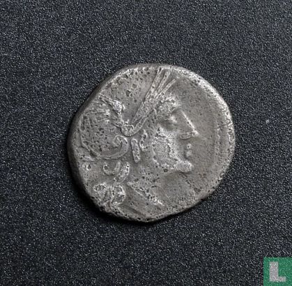 Empire romain, AR quinarius, après 211 BC, anonyme endroit inconnu, à la menthe - Image 1