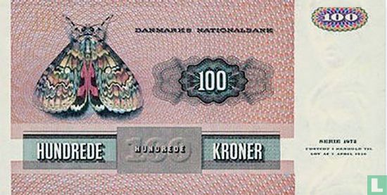 Denemarken 100 kroner 1972 - Afbeelding 2
