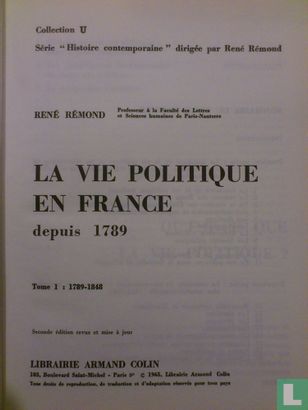 La vie politique en France depuis 1789 - 1 - Afbeelding 3