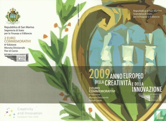 Saint-Marin 2 euro 2009 "European year of Creativity and Innovation" - Image 3