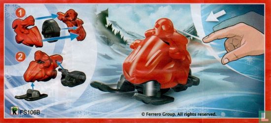 Snowmobile (red) - Image 3