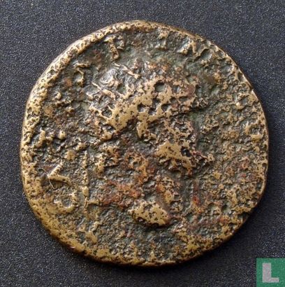 Empire romain, AE Dupondius, 76 AD, Titus César sous Vespasien, Rome - Image 1