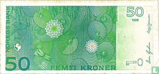 Norvège 50 Kroner 1999 - Image 2