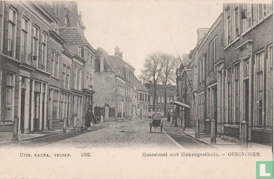 Haarstraat met Ziekengasthuis - Gorinchem - Afbeelding 1