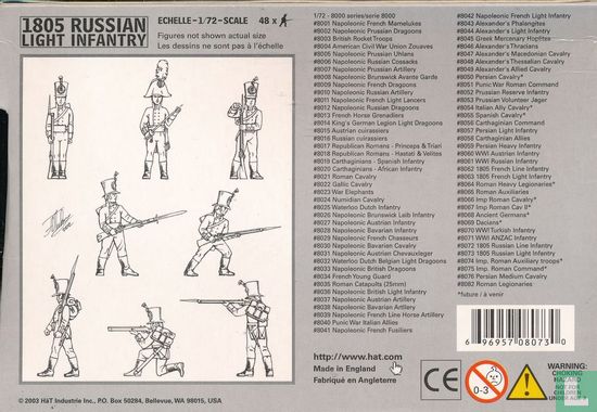 1805 Russian Light Infantry - Afbeelding 2