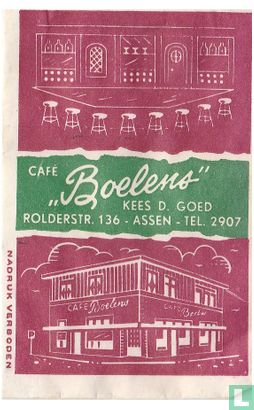 Café "Boelens" - Afbeelding 1