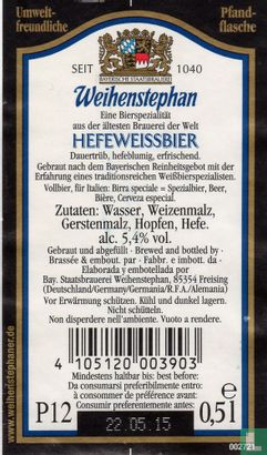 Weihenstephaner Hefe Weissbier - Afbeelding 2