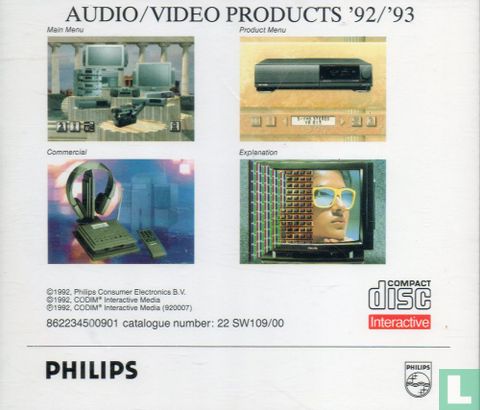 Philips Audio/Video products '92/'93 on CD-Interactive - Image 2