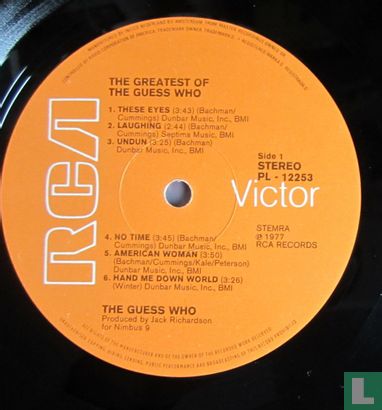 The Greatest Hits of the Guess Who - Image 3