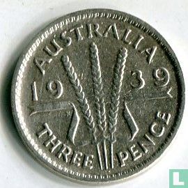 Australien 3 Pence 1939 - Bild 1