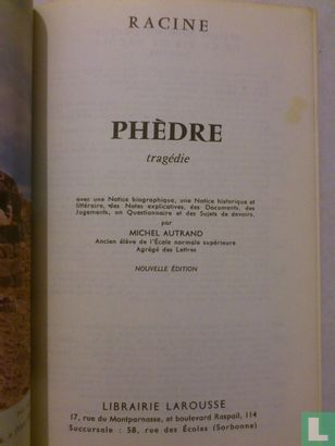 Phèdre - Afbeelding 2