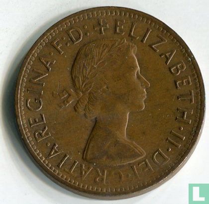Australie 1 penny 1959 (sans point) - Image 2