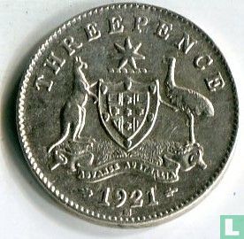 Australië 3 pence 1921 (M) - Afbeelding 1