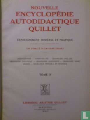 Encyclopédie autodidactique Quillet - tome IV - Image 2