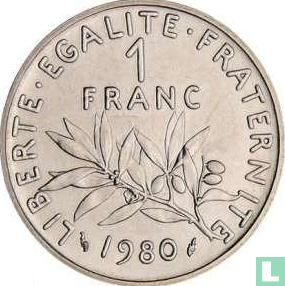 Frankrijk 1 franc 1980 - Afbeelding 1
