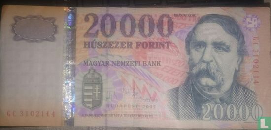 Hungary 20,000 Forint 2007 - Image 1