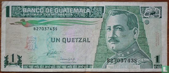 Guatemala 1 Quetzal - Image 1
