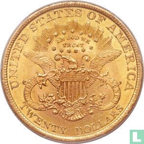 Verenigde Staten 20 dollars 1898 (zonder S) - Afbeelding 2