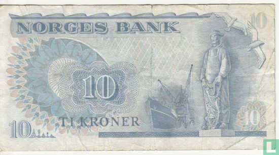 Norvège 10 Kroner 1982 - Image 2