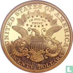 United States 20 dollars 1898 (PROOF) - Image 2